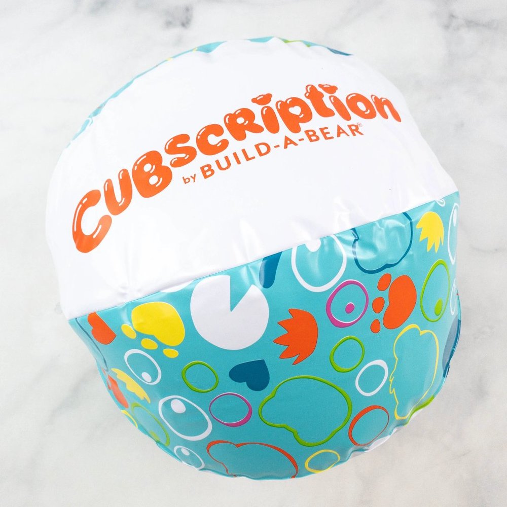NWOT Cubscription by Build-A-Bear Beach Ball